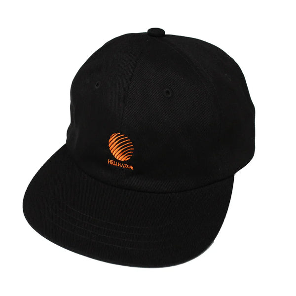 TWILL LOGO 6PANEL CAP/ツイルロゴ6パネルキャップ(BLACK/ORANGE)