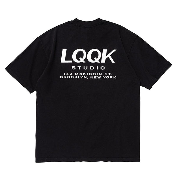 【LQQK STUDIO | ルックスタジオ】LQQK SHOP SHIRT S/S TEE/ルックショップ SS Tシャツ(BLACK)