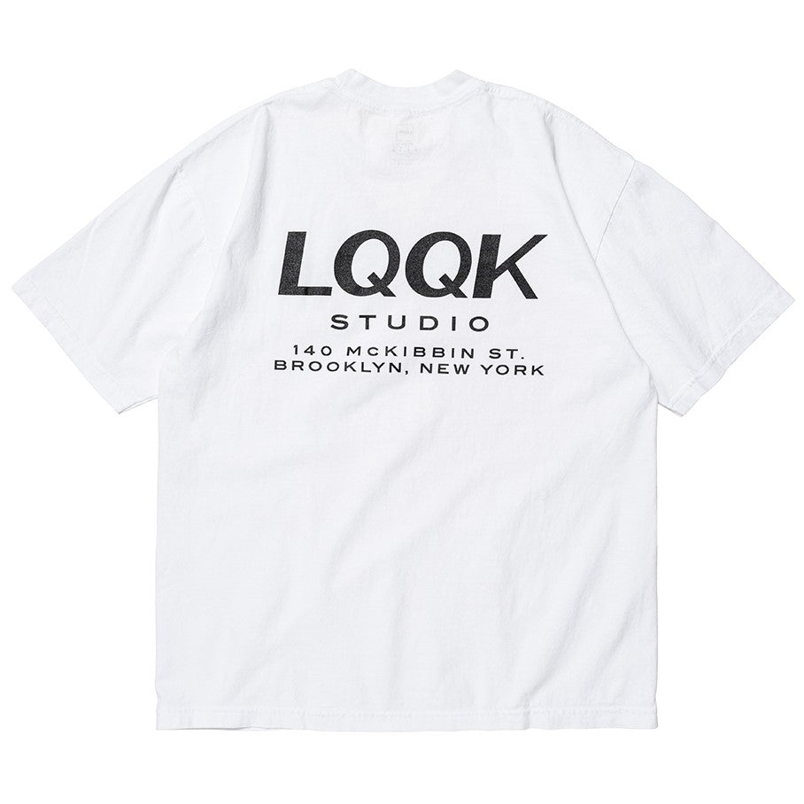 LQQK SHOP SHIRT S/S TEE/ルックショップSS Tシャツ(WHITE) ルック