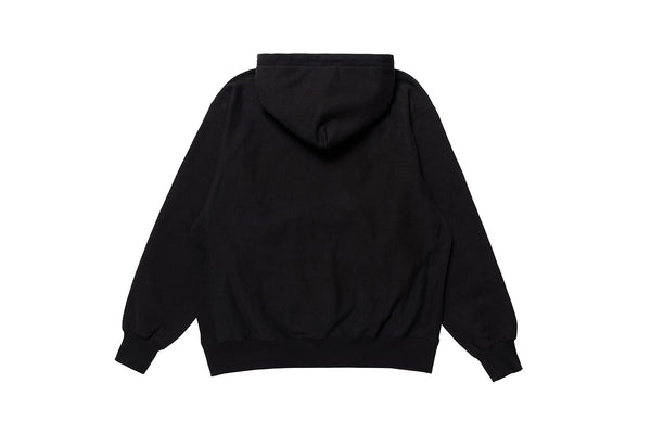 【LQQK STUDIO | ルックスタジオ】MIDWEIGHT FLEECE HOODIE/ミッドウェイトフリースフーディー(BLACK)