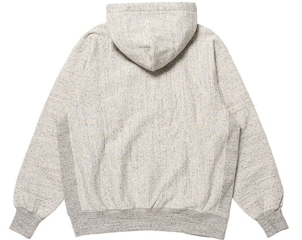 【LQQK STUDIO | ルックスタジオ】MIDWEIGHT FLEECE LOGO HOODIE/ミッドウェイトフリースロゴフーディー(OATMEAL HEATHER)