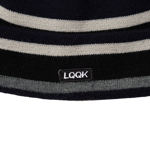 【LQQK STUDIO | ルックスタジオ】BEANIE/ビーニー(NAVY)