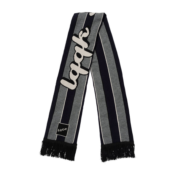 【LQQK STUDIO | ルックスタジオ】KNIT SCARF/ニットスカーフ(NAVY)