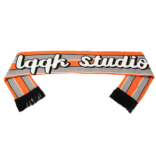 【LQQK STUDIO | ルックスタジオ】KNIT SCARF/ニットスカーフ(ORANGE)