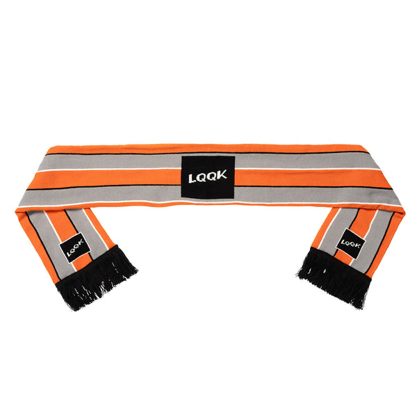 【LQQK STUDIO | ルックスタジオ】KNIT SCARF/ニットスカーフ(ORANGE)