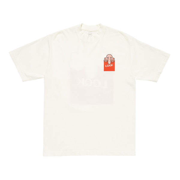 【LQQK STUDIO | ルックスタジオ】ERIC ELMS-KILROY TEE/エリック エルムズ キルロイTシャツ(NATURAL)