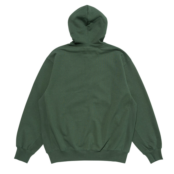 【LQQK STUDIO|ルックスタジオ】SWEAT ZIP HOODIE/スウェットジップフーディー(GREEN , BLACK)