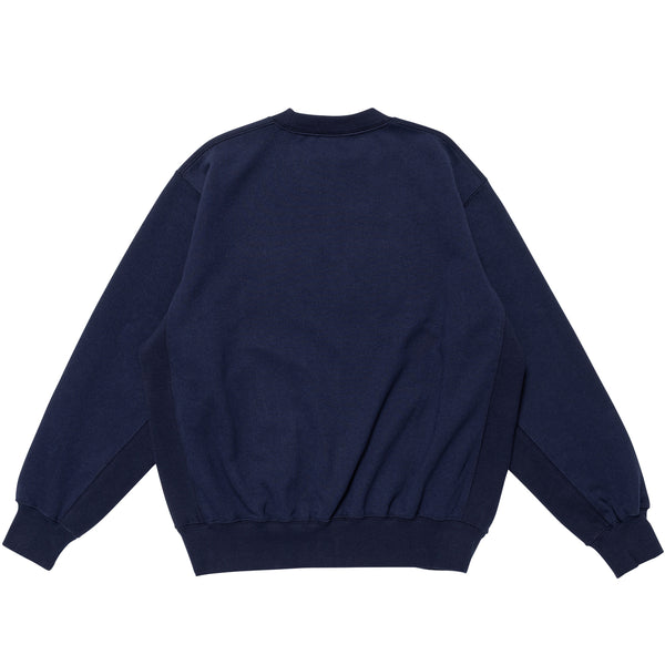【LQQK STUDIO|ルックスタジオ】BUS SEAT SWEAT CREWNECK/バスシートスウェットクルーネック(BLUE , BEIGE)