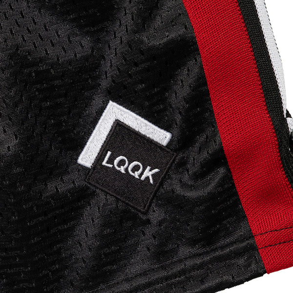 【LQQK STUDIO|ルックスタジオ】LQQK SHORTS/ルックショーツ(BLACK/RED)
