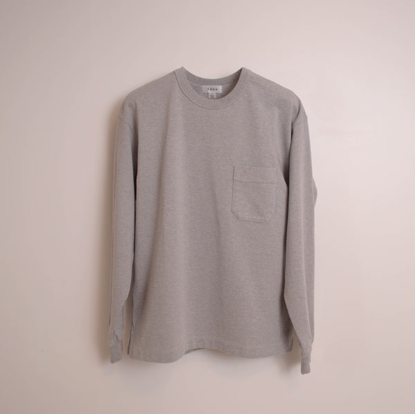 BASIC POCKET T SHIRT (ASH)