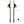 【GOSSAMER GEAR|ゴッサマーギア】LT5 THREE PIECE CARBON TREKKING POLES-pair(BLACK)