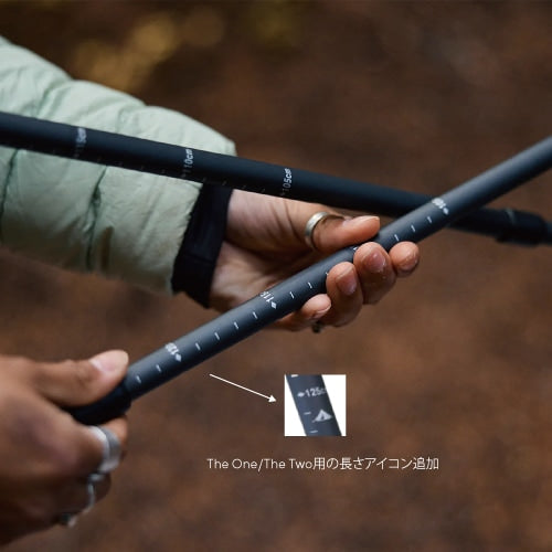 【GOSSAMER GEAR|ゴッサマーギア】LT5 THREE PIECE CARBON TREKKING POLES-pair(BLACK)