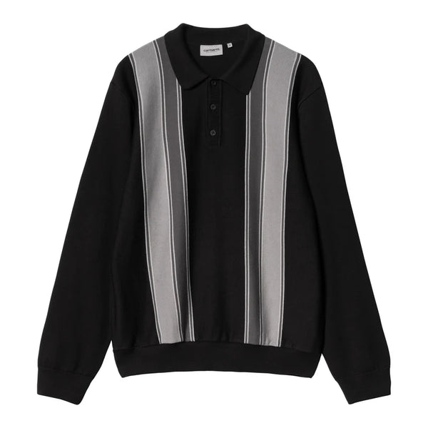 L/S KENDRICKS POLO/ロングスリーブケンドリックスポロ(BLACK)