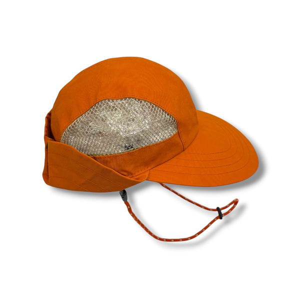 【NO CAP|ノーキャップ】LONG BILL 2WAY CAP M-L/ロングビル 2ウェイキャップ M-L(ORANGE×BEIGE) 正規取扱店舗 公式オンライン通販 島根 松江 