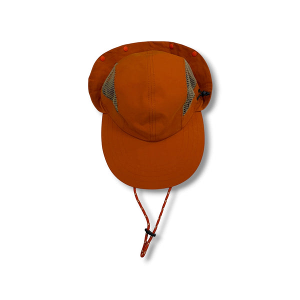 【NO CAP|ノーキャップ】LONG BILL 2WAY CAP M-L/ロングビル 2ウェイキャップ M-L(ORANGE×BEIGE) 正規取扱店舗 公式オンライン通販 島根 松江 