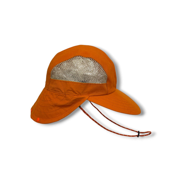 【NO CAP|ノーキャップ】LONG BILL 2WAY CAP M-L/ロングビル 2ウェイキャップ M-L(ORANGE×BEIGE) 正規取扱店舗 公式オンライン通販 島根 松江 