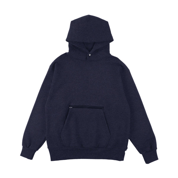 【MODMNT|モドメント】HEAVY URAKE SWEAT HOODY/ヘビー裏毛スエットフーディー(BLK, NVY)BLK