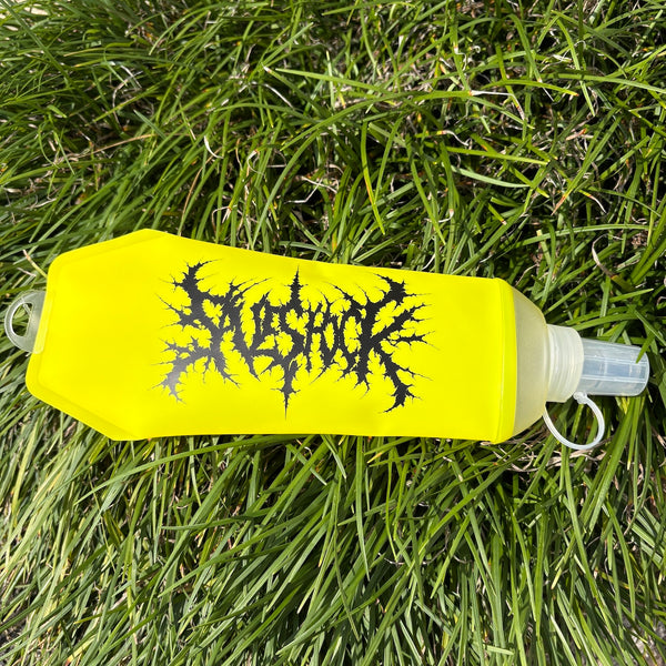 【SAVESHOCK|セーブショック】METALLIC LOGO SOFT FLASK(YELLOW , RED)正規取扱店舗 公式オンライン通販 島根 松江 26FW ランニング ソフトフラスク トレイルランニング 登山