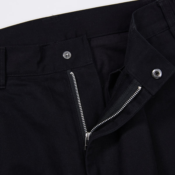 【RAJABROOKE|ラジャブルック】BASIK CHINO PANTS WIDE/ベーシックチノパンツ ワイド(BLACK)