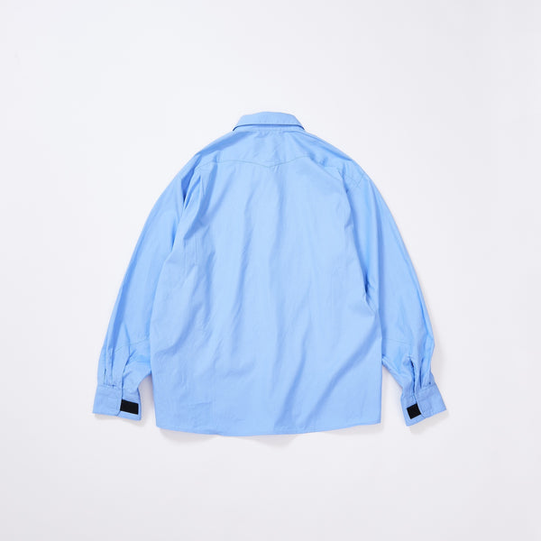 【RAJABROOKE | ラジャブルック】KERJA SHIRT 2/ケルジャシャツ 2(SAX)