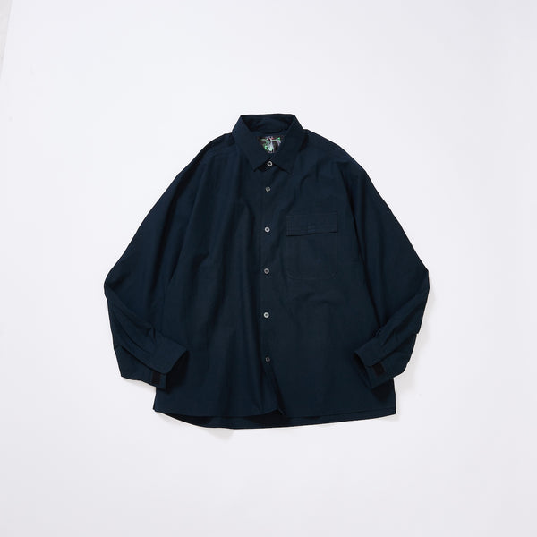 【RAJABROOKE | ラジャブルック】KERJA SHIRT 2/ケルジャシャツ 2(HIJAU-NAVY)