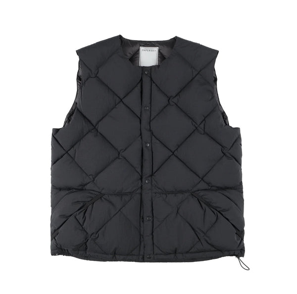 【PAPERSKY WEAR|ペーパースカイウェア】MIDDEL LAYER DOWN VEST(BLACK , BEIGE , BLUE) 正規取扱店舗 公式オンライン通販 島根 松江 ダウンベスト 26FW 軽量 ミドルレイヤー 登山 アウトドア 
