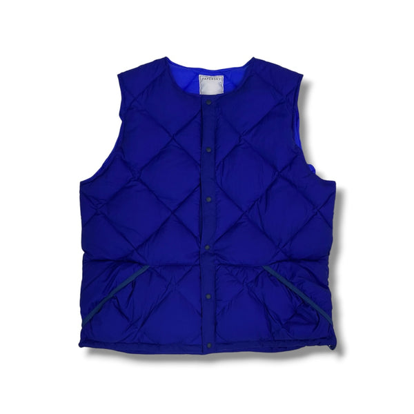 【PAPERSKY WEAR|ペーパースカイウェア】MIDDEL LAYER DOWN VEST(BLACK , BEIGE , BLUE) 正規取扱店舗 公式オンライン通販 島根 松江 ダウンベスト 26FW 軽量 ミドルレイヤー 登山 アウトドア 