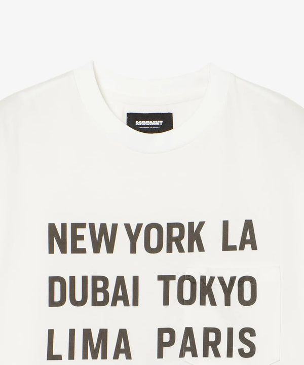 【MODMNT|モドメント】TOUR CITIES TEE 