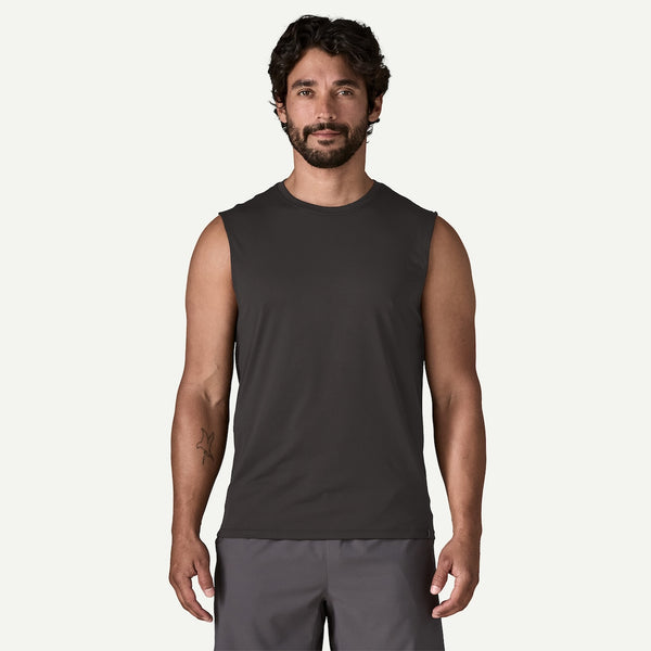 【PATAGONIA|パタゴニア】M'S SLEEVELESS CAP COOL DAILY SHIRT/メンズ スリーブレスキャプリーンクールデイリーシャツ(BLK , SHRX , FEA)