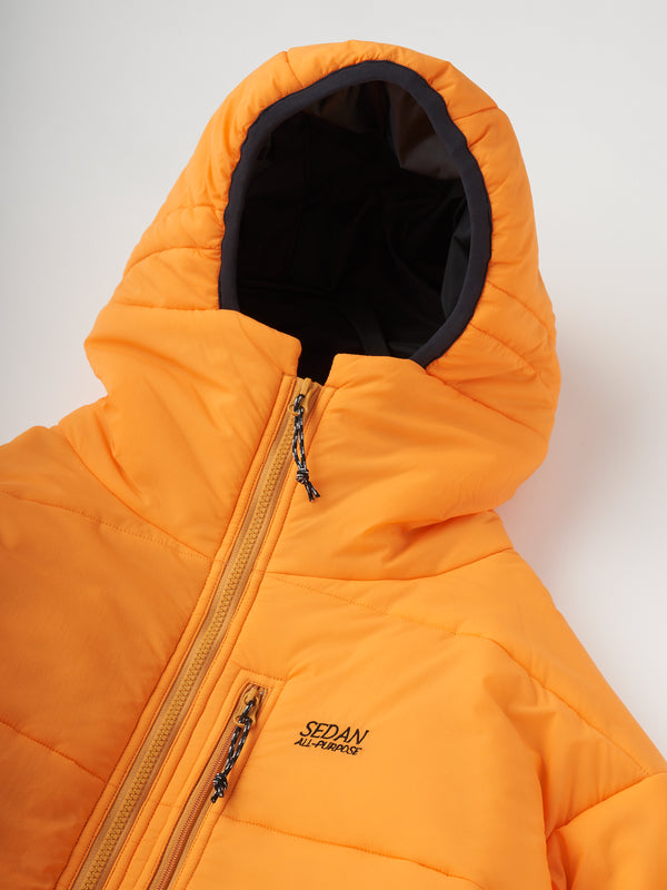 【SEDAN ALL-PURPOSE | セダンオールパーパス】POLAR PUFF PARKA/ポーラーパフパーカー(MANGO YELLOW)