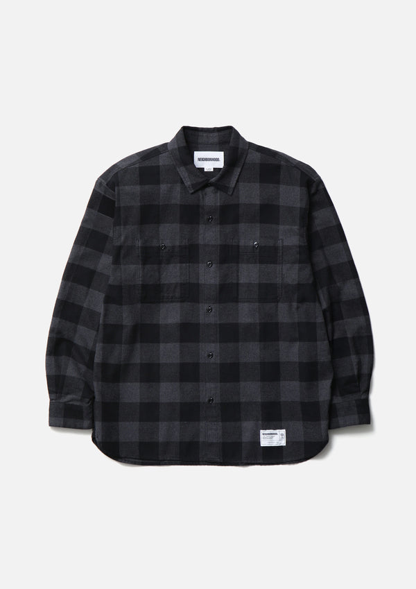【NEIGHBORHOOD|ネイバーフッド】  BUFFALO CHECK SHIRT LS/バッファローチェックシャツ(GREEN,BLUE,BLAC)