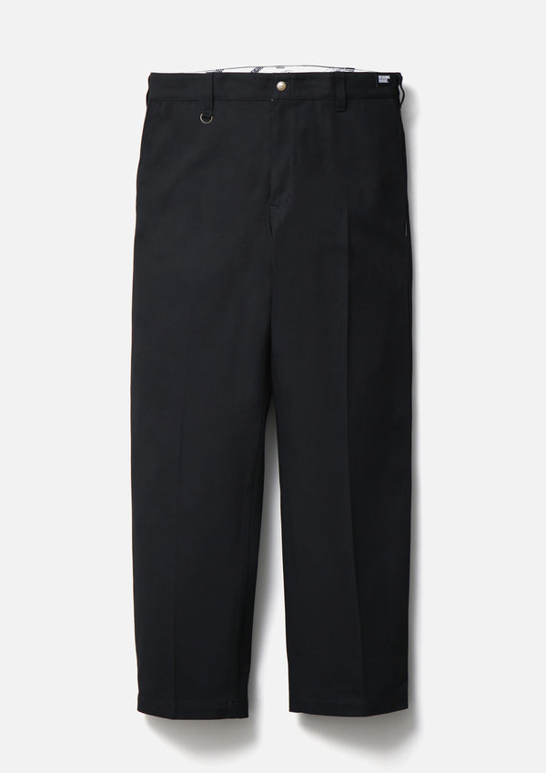 【NEIGHBORHOOD|ネイバーフッド】SLIM STRAIGHT WORK PANTS(BLACK)