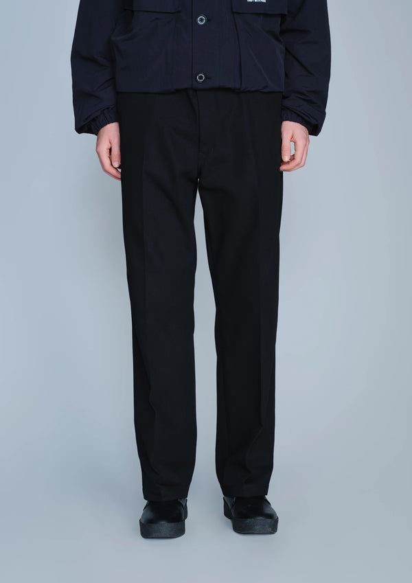 【NEIGHBORHOOD|ネイバーフッド】SLIM STRAIGHT WORK PANTS(BLACK)