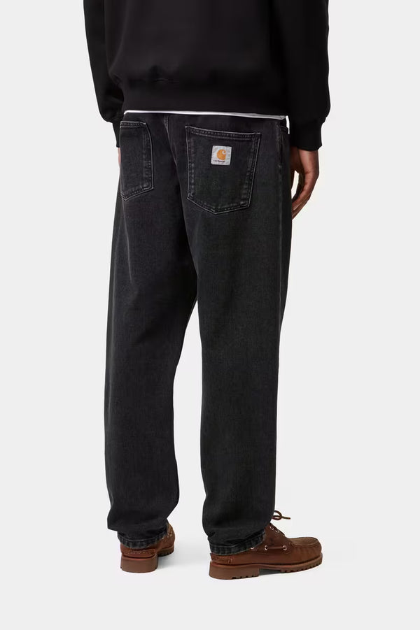 【CARHARTT WIP|カーハートWIP】NEWEL PANT/ニューエルパンツ(BLACK STONE WASHED)
