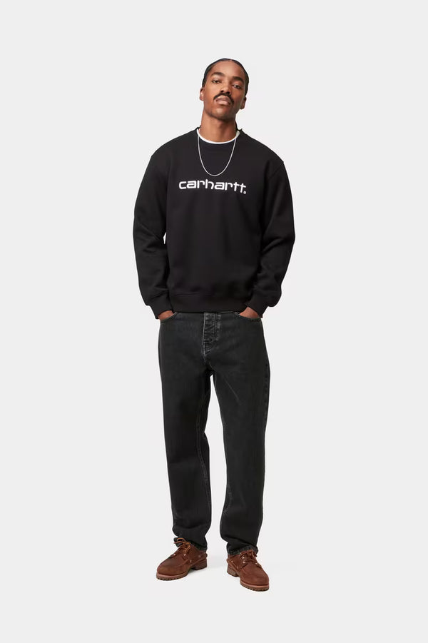 【CARHARTT WIP|カーハートWIP】NEWEL PANT/ニューエルパンツ(BLACK STONE WASHED)