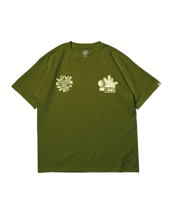 【SAYHELLO|セイハロー】NIGHT FANTASY S/S TEE/ナイトファンタジーS/Sティー(ARMY)