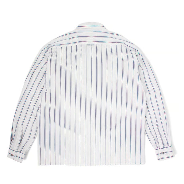 【YARDSALE|ヤードセール】NIGHTLINE STRIPE SHIRT/ナイトラインストライプシャツ(BLUE)