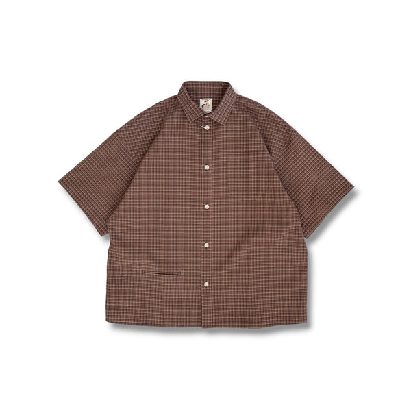 【NOROLL|ノーロール】NORMAL PANAMA S/S SHIRT/ノーマルシャツ(PANAMA CHECK)
