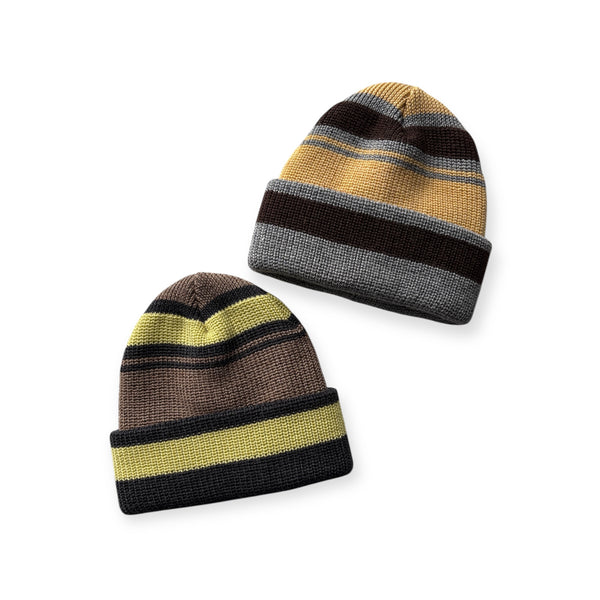 【NOROLL|ノーロール】CONFECTION BEANIE/コンフィクションビーニー(CREAM YELLOW , SMOKE BROWN)