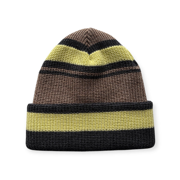 【NOROLL|ノーロール】CONFECTION BEANIE/コンフィクションビーニー(CREAM YELLOW , SMOKE BROWN)