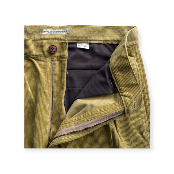 【NOROLL|ノーロール】THICKWALK CORDS PANTS(LIME GREEN , SMOKE BROWN)