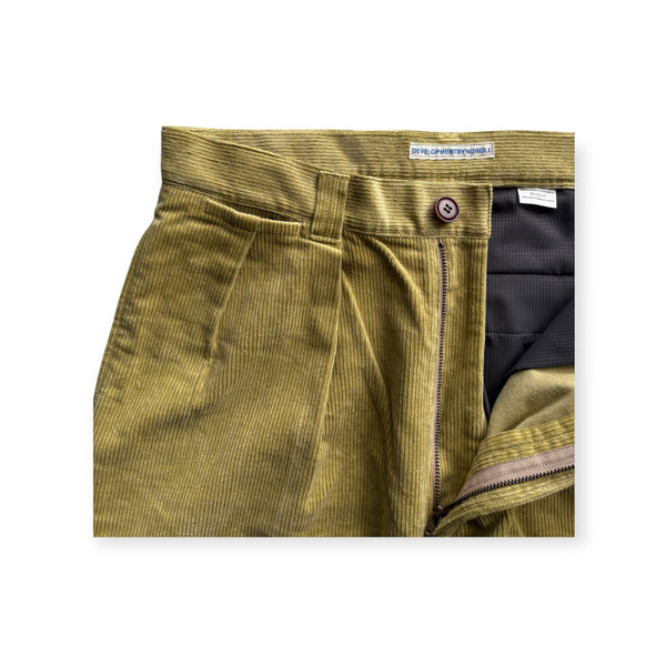 【NOROLL|ノーロール】THICKWALK CORDS PANTS(LIME GREEN , SMOKE BROWN)