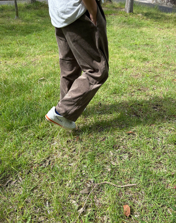 【NOROLL|ノーロール】THICKWALK CORDS PANTS(LIME GREEN , SMOKE BROWN)