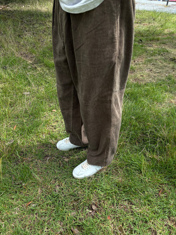 【NOROLL|ノーロール】THICKWALK CORDS PANTS(LIME GREEN , SMOKE BROWN)