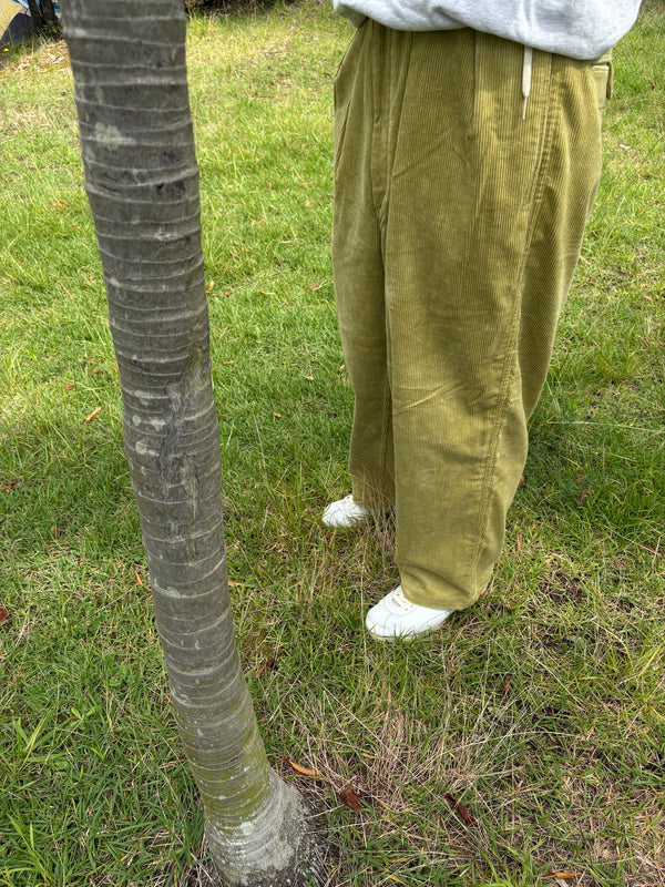 【NOROLL|ノーロール】THICKWALK CORDS PANTS(LIME GREEN , SMOKE BROWN)