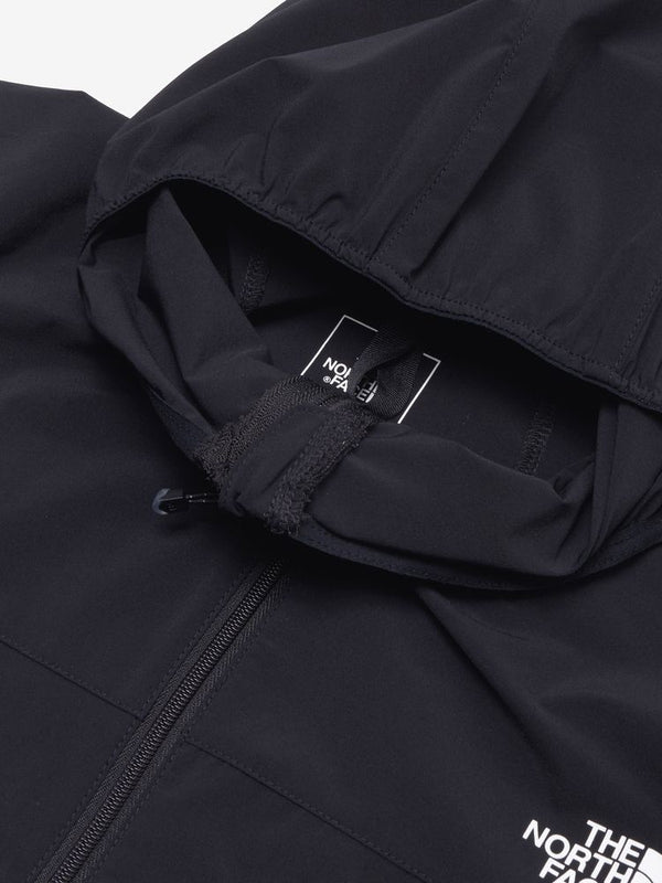 【THE NORTH FACE|ザノースフェイス】W'S MOUNTAIN SOFTSHELL HOODIE/マウンテンソフトシェルフーディ(K)