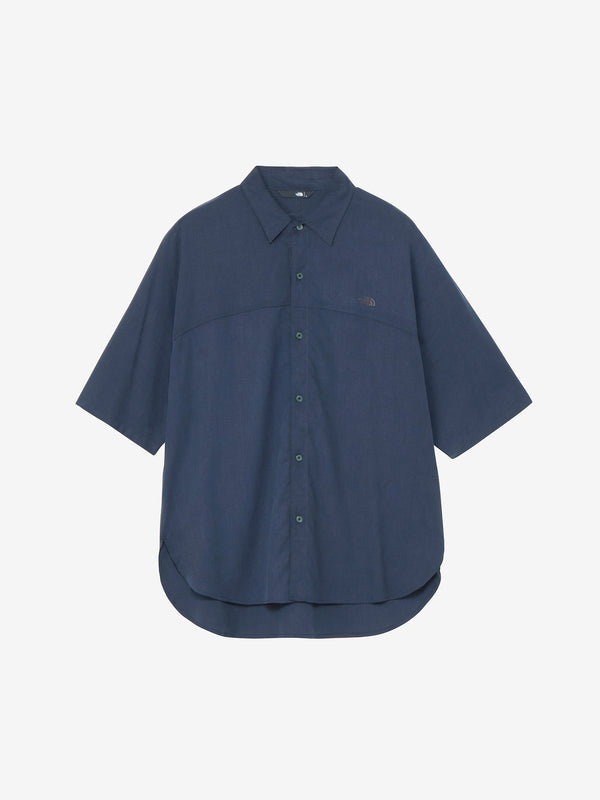 【THE NORTH FACE|ザノースフェイス】S/S ARROWLINE SHIRT/S/Sアローラインシャツ(CN チップブラウン,AN アビエイターネイビー)