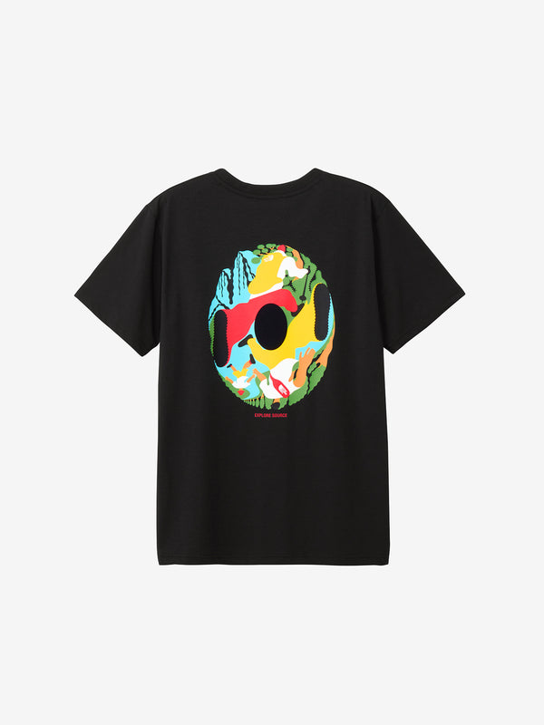 【THE NORTH FACE|ザノースフェイス】S/S ES CIRCULATION TEE/S/S ES サーキュレーションティー(K ブラック)
