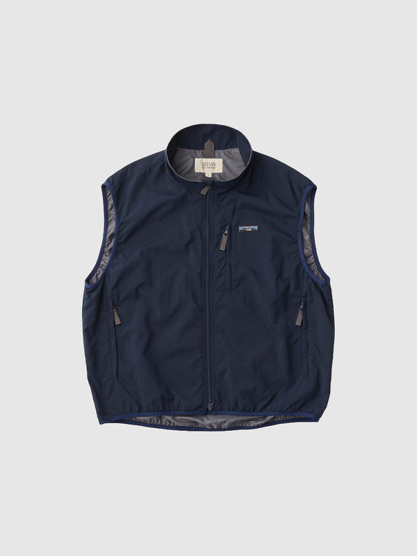 FULL ZIP PACKABLE VEST/フルジップパッカブルべスト(NAVY)