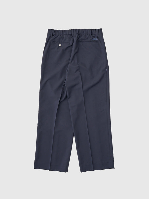 【SEDAN ALL-PURPOSE|セダンオールパーパス】VENTILATION WIDE SLACKS/ベチレーションワイドスラックス(NAVY)